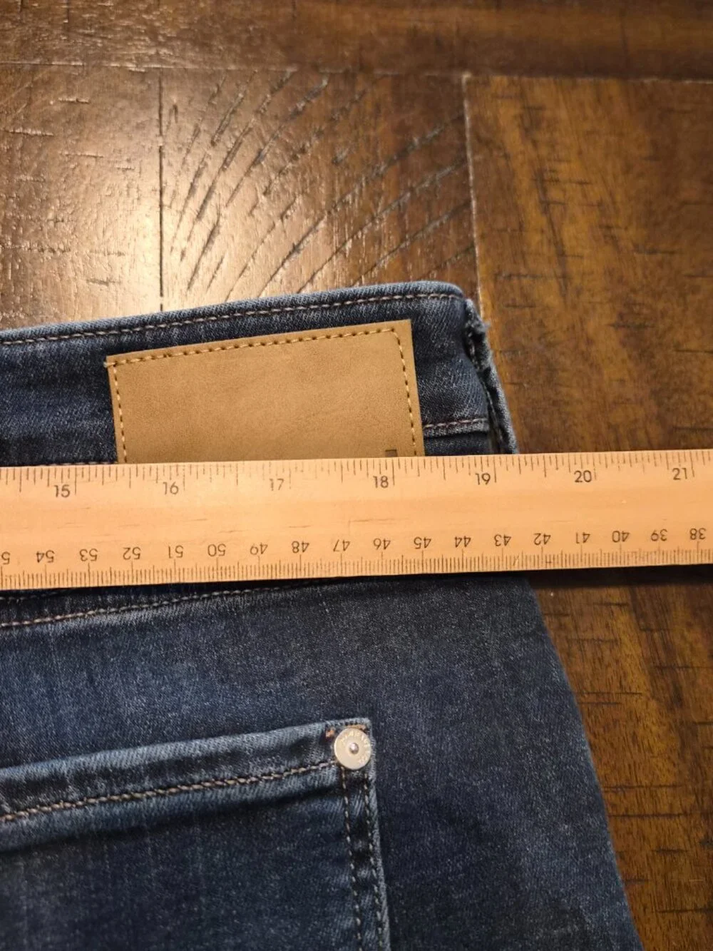 Mavi Jeans Matt Relaxed Straight Leg Dark Wash Blue Denim Mens Size 38x34 G598